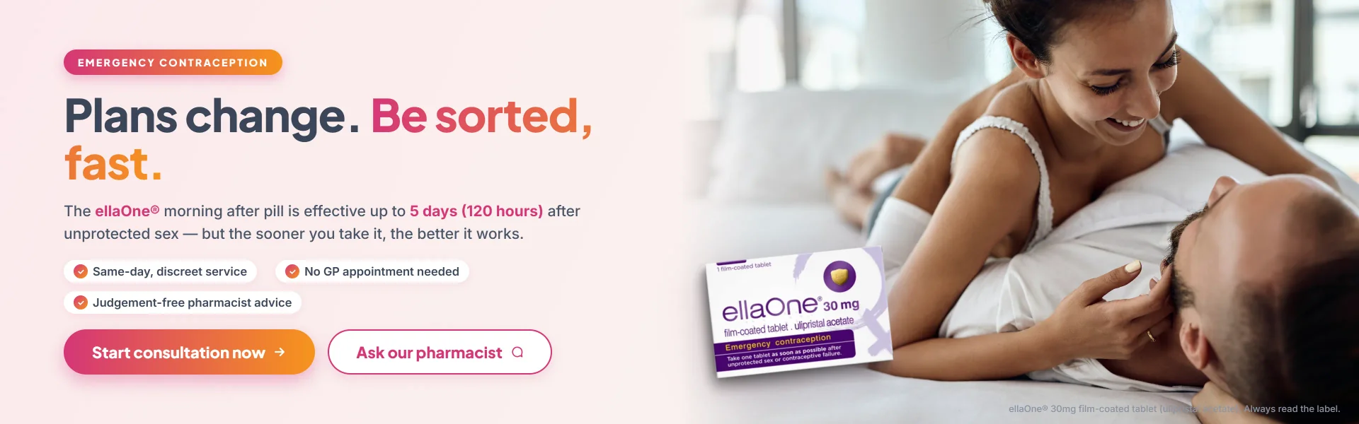 ellaOne emergency contraception