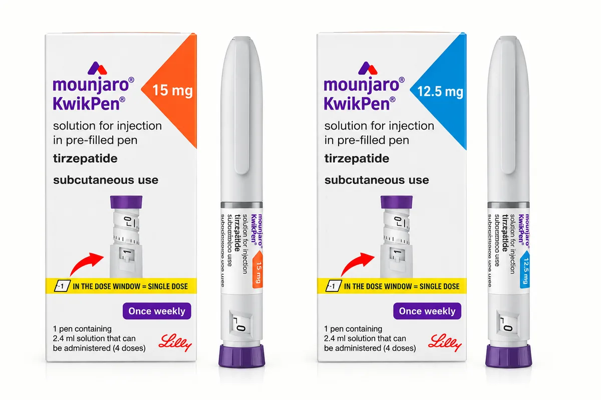 Mounjaro 12.5 mg & 15 mg Weight Loss Injection (Bundle)