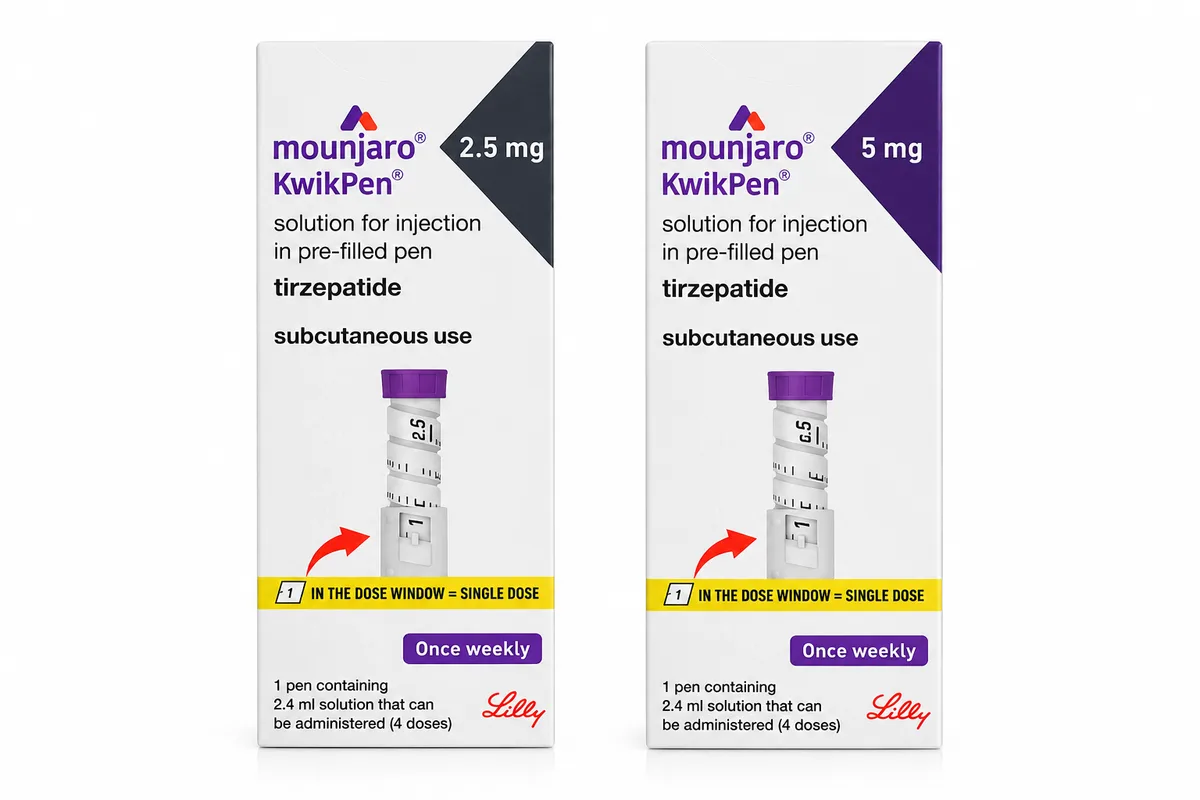 Mounjaro 2.5 mg & 5 mg Weight Loss Injection (Bundle)